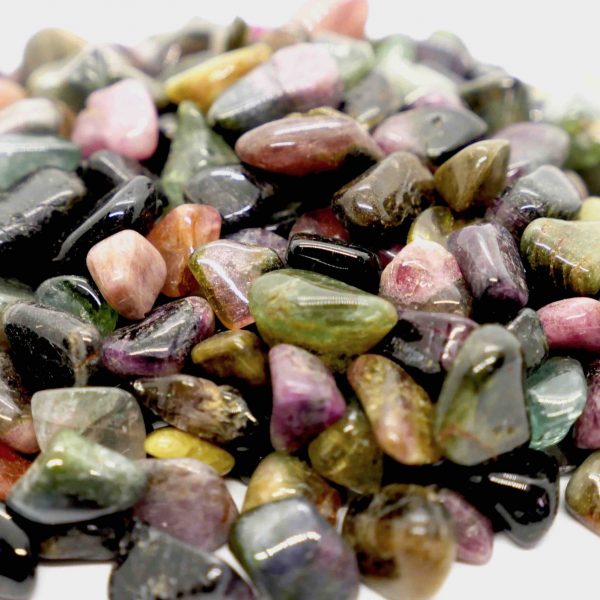 Mixed Multicolour Tourmaline Tumbled Stones 1
